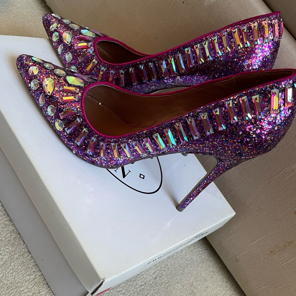 Steve Madden Galaxxie Bright Multi-Colored Pumps Women’s Size: 9 1/2